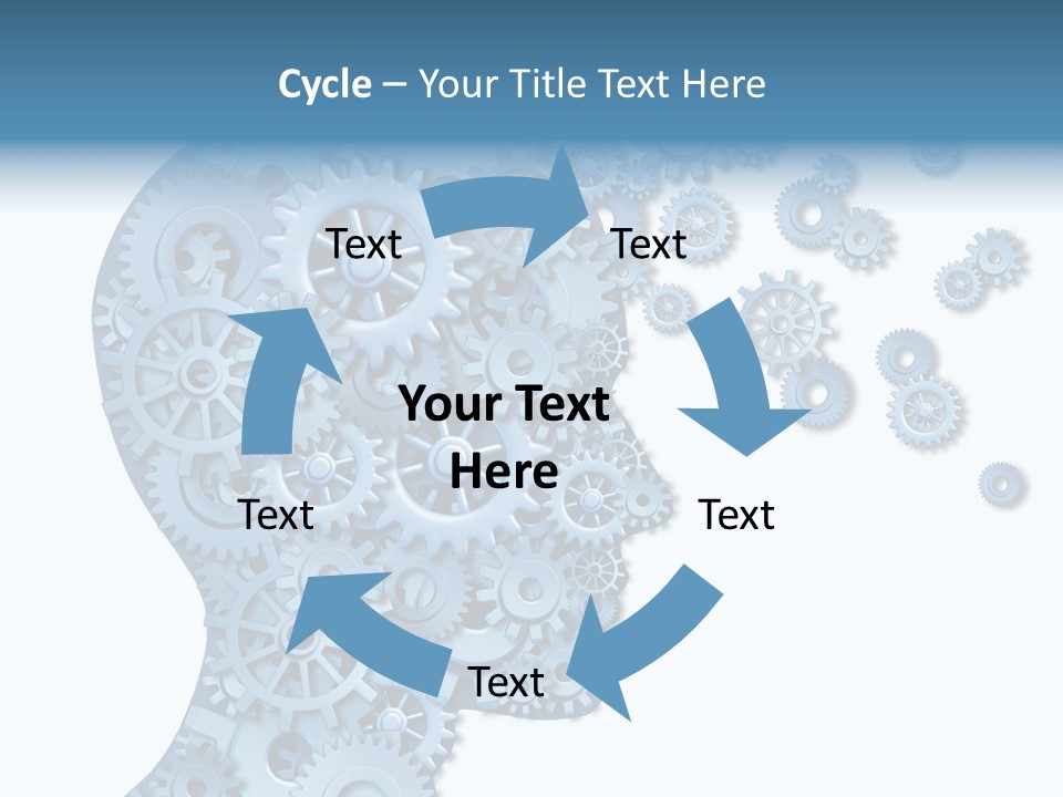 Human White Intelligence PowerPoint Template