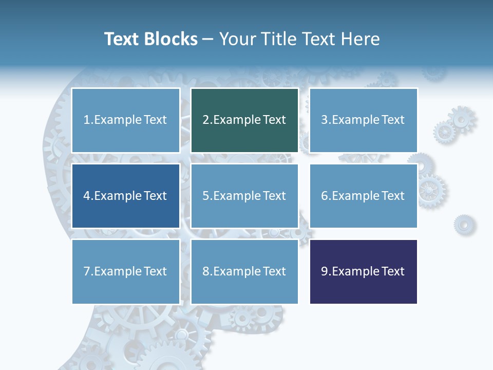 Human White Intelligence PowerPoint Template