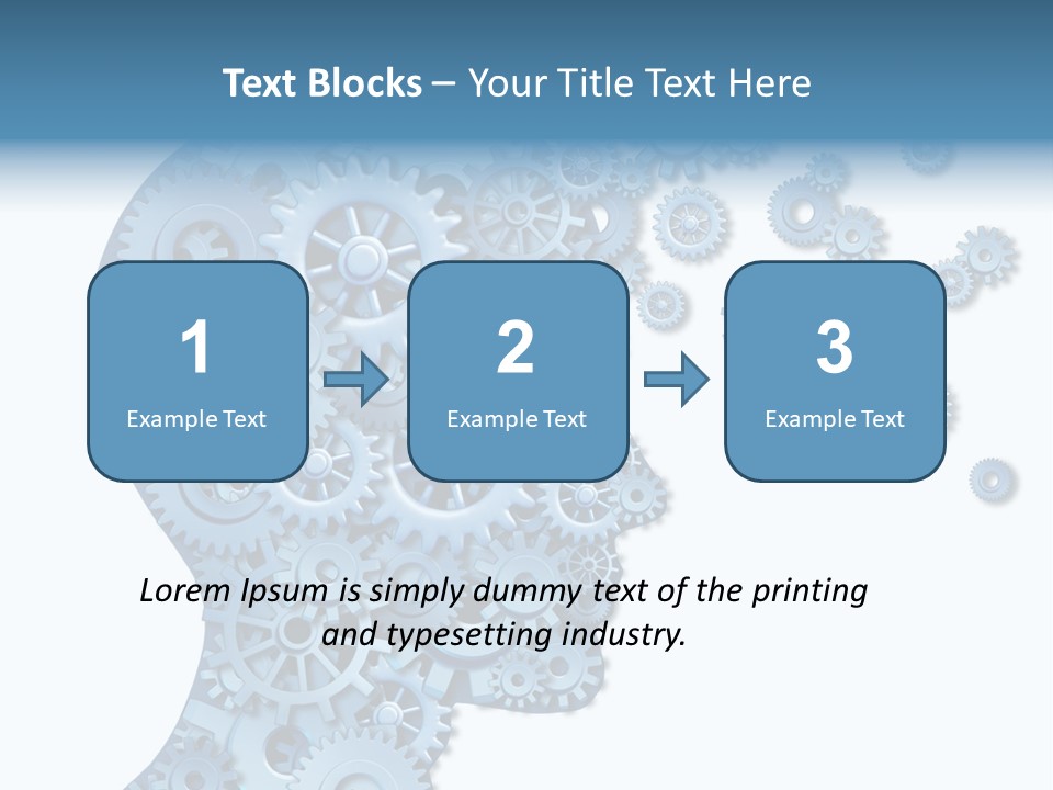 Human White Intelligence PowerPoint Template