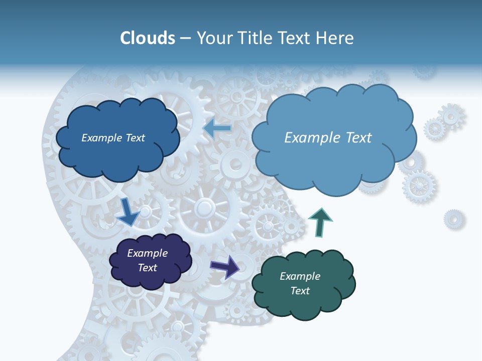 Human White Intelligence PowerPoint Template
