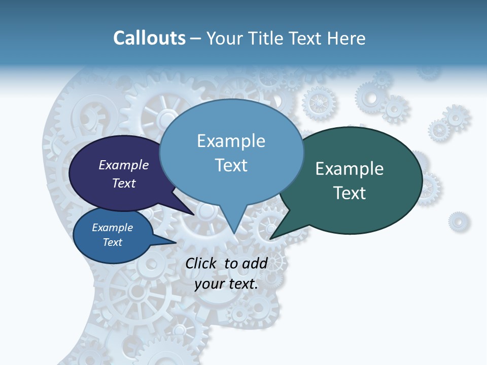 Human White Intelligence PowerPoint Template