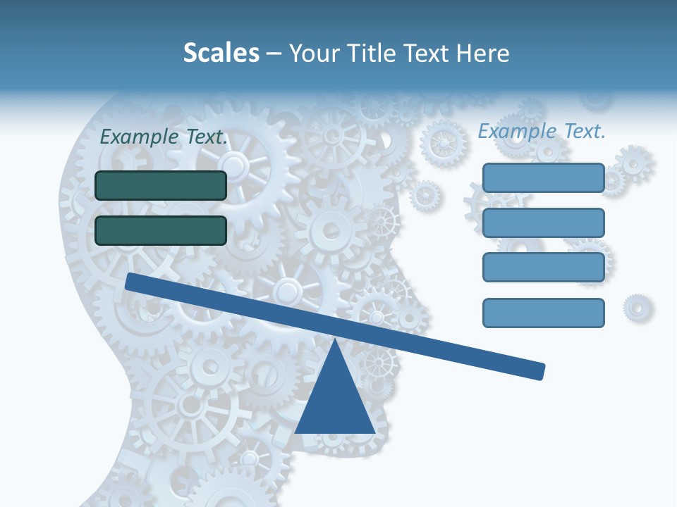 Human White Intelligence PowerPoint Template