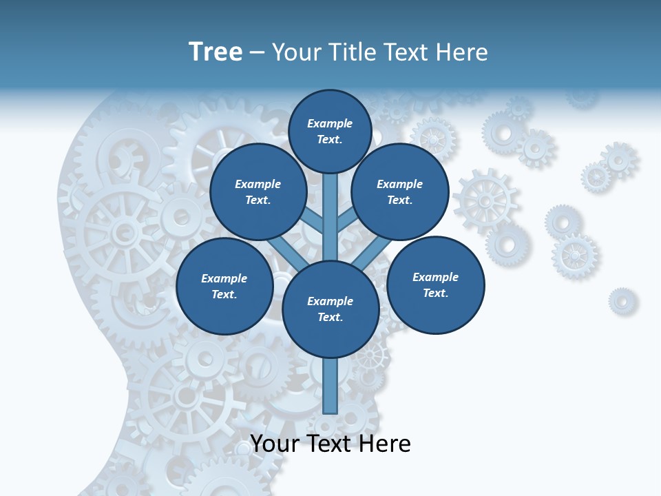 Human White Intelligence PowerPoint Template