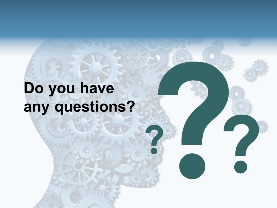 Human White Intelligence PowerPoint Template