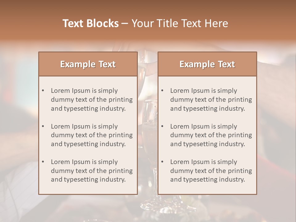 Celebratory Event Fill PowerPoint Template
