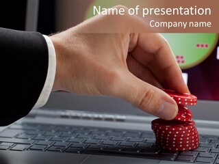 Chip Money Key PowerPoint Template
