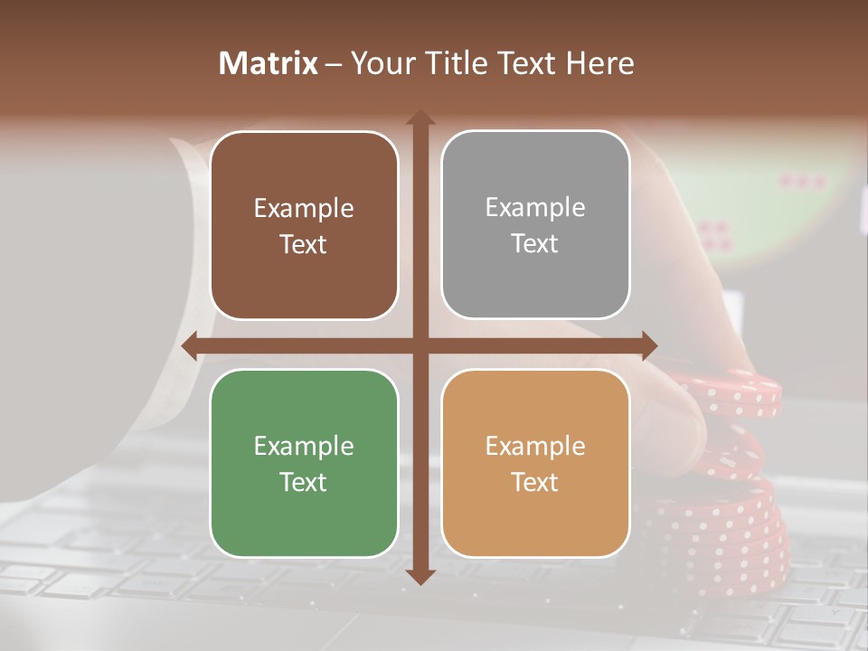Chip Money Key PowerPoint Template