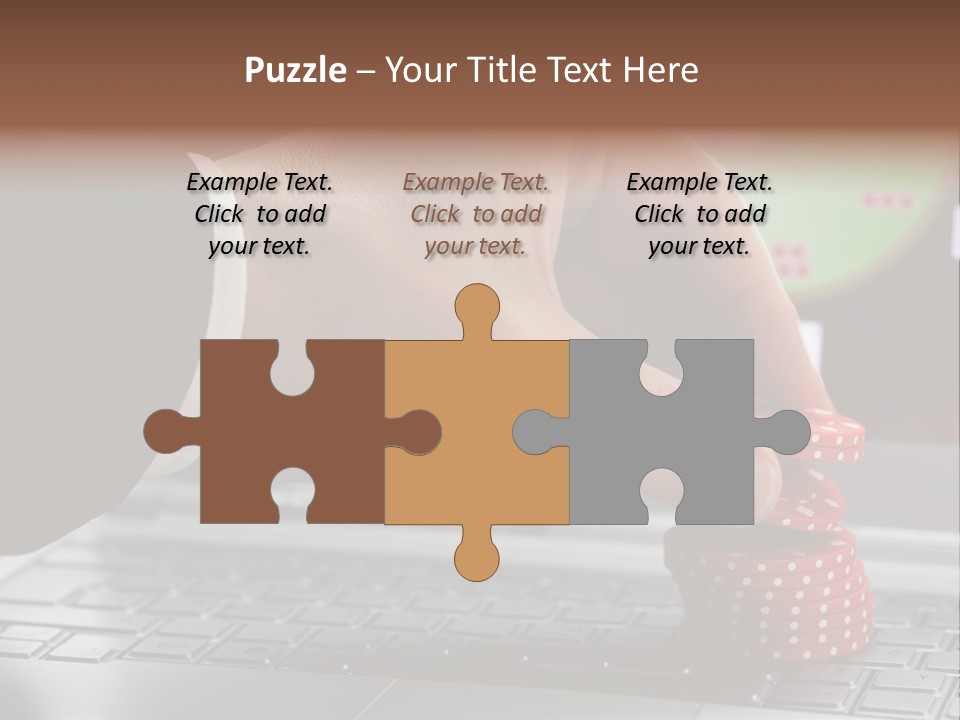 Chip Money Key PowerPoint Template