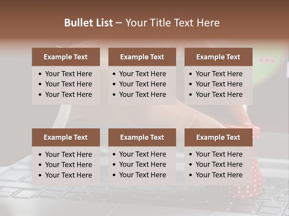 Chip Money Key PowerPoint Template