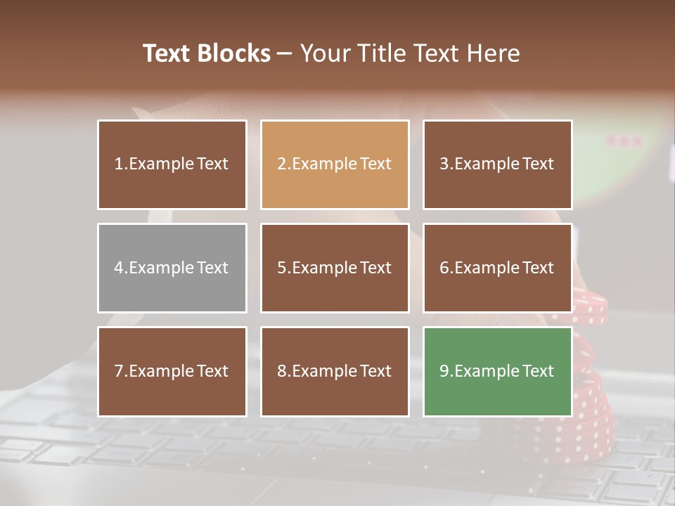 Chip Money Key PowerPoint Template