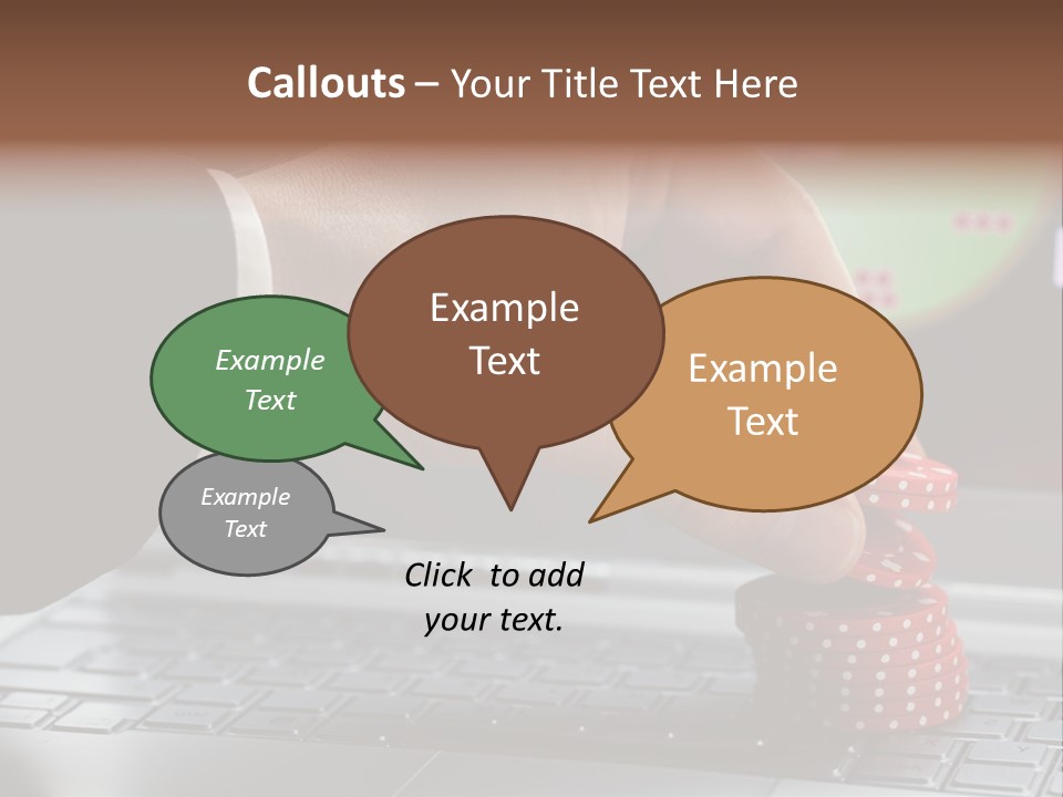 Chip Money Key PowerPoint Template