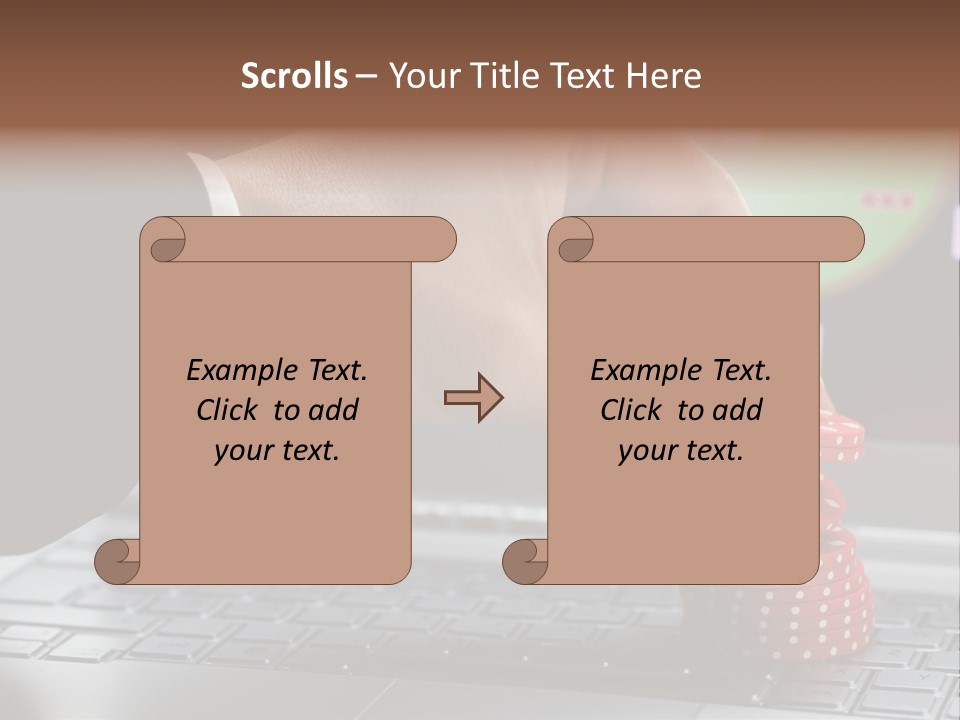 Chip Money Key PowerPoint Template