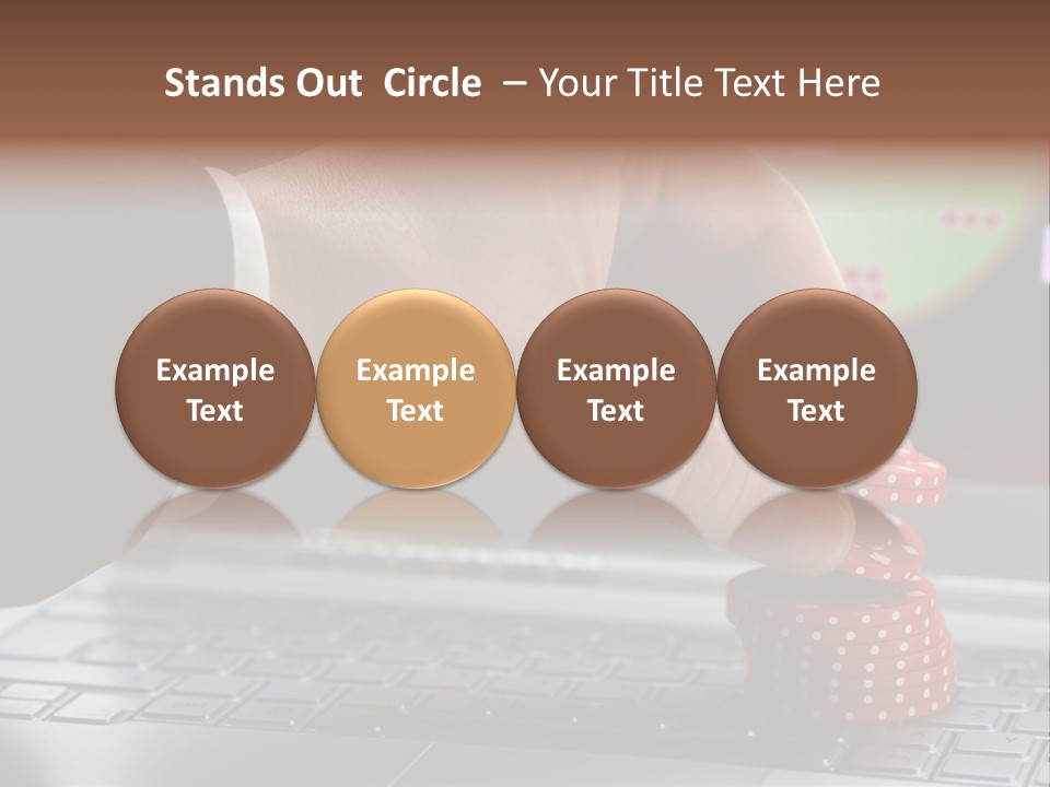 Chip Money Key PowerPoint Template