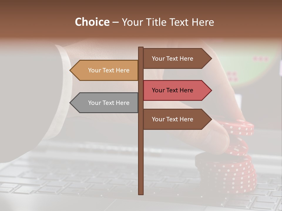Chip Money Key PowerPoint Template