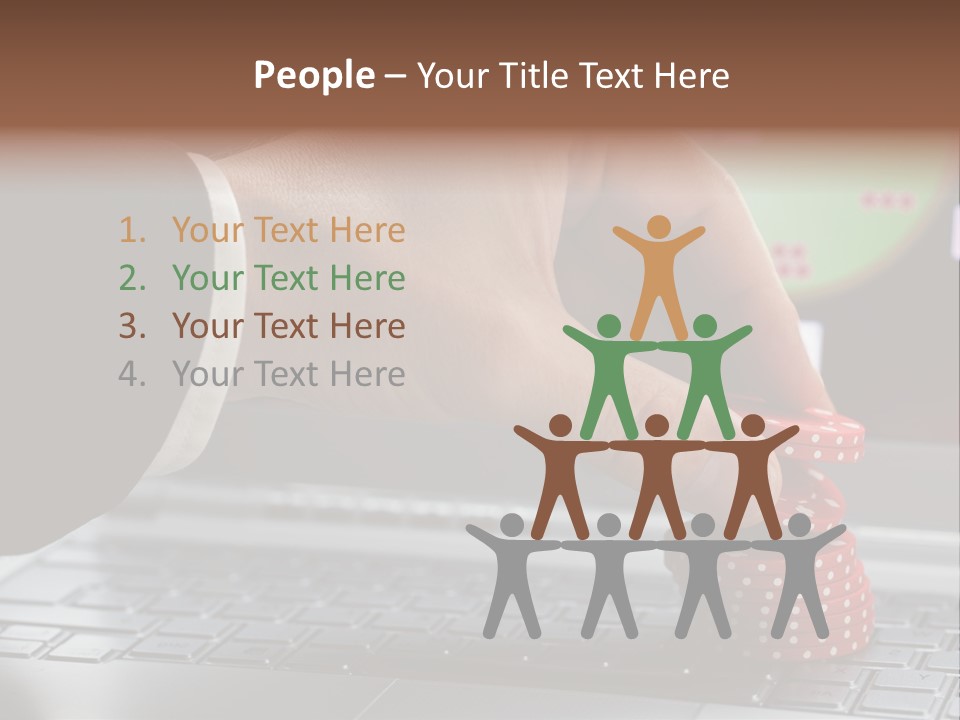 Chip Money Key PowerPoint Template