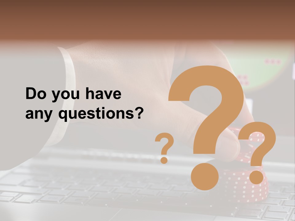 Chip Money Key PowerPoint Template