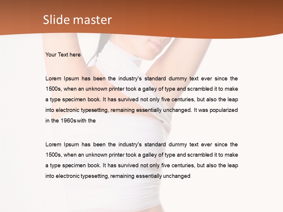 Wrinkly Body Augmentation PowerPoint Template