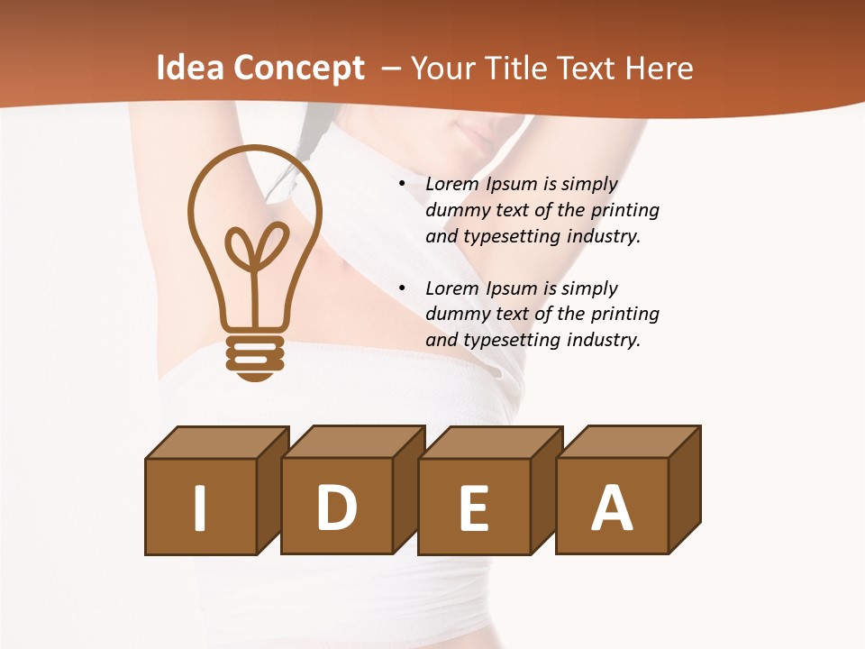 Wrinkly Body Augmentation PowerPoint Template