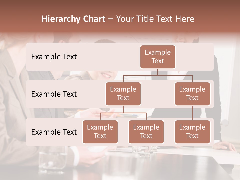 Young Success Businesswoman PowerPoint Template