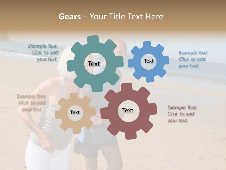 Sport Man Breathing PowerPoint Template