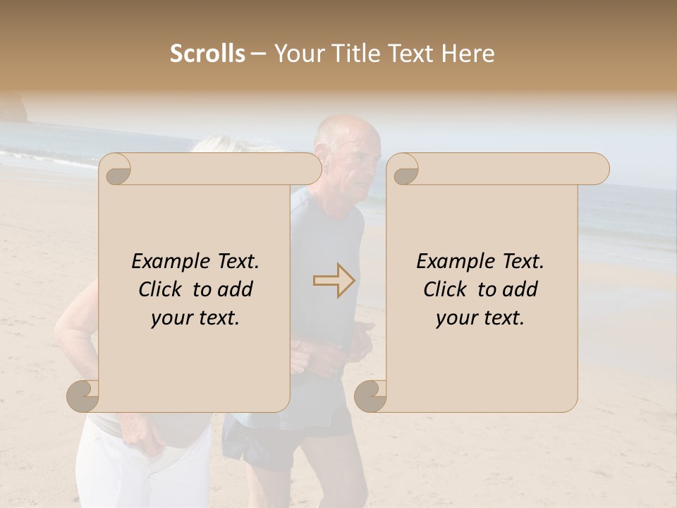 Sport Man Breathing PowerPoint Template