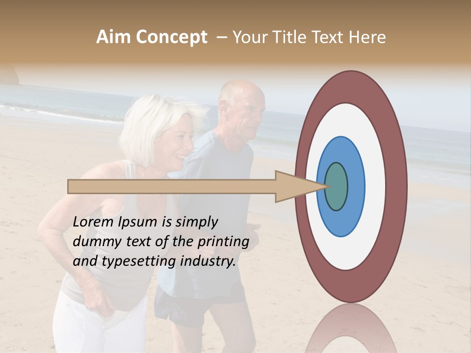 Sport Man Breathing PowerPoint Template