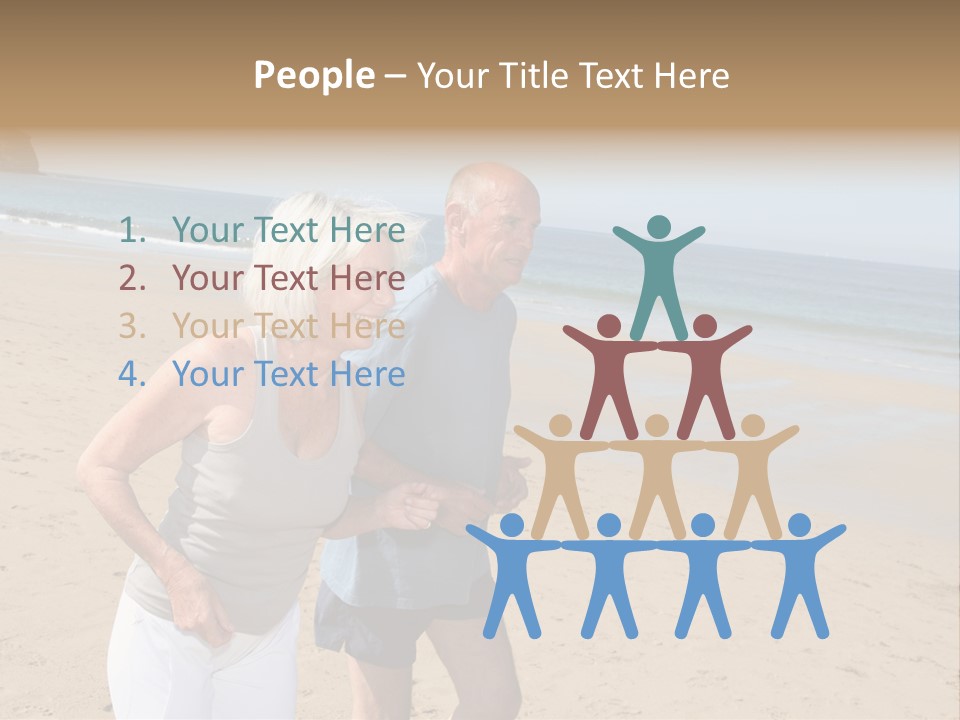 Sport Man Breathing PowerPoint Template