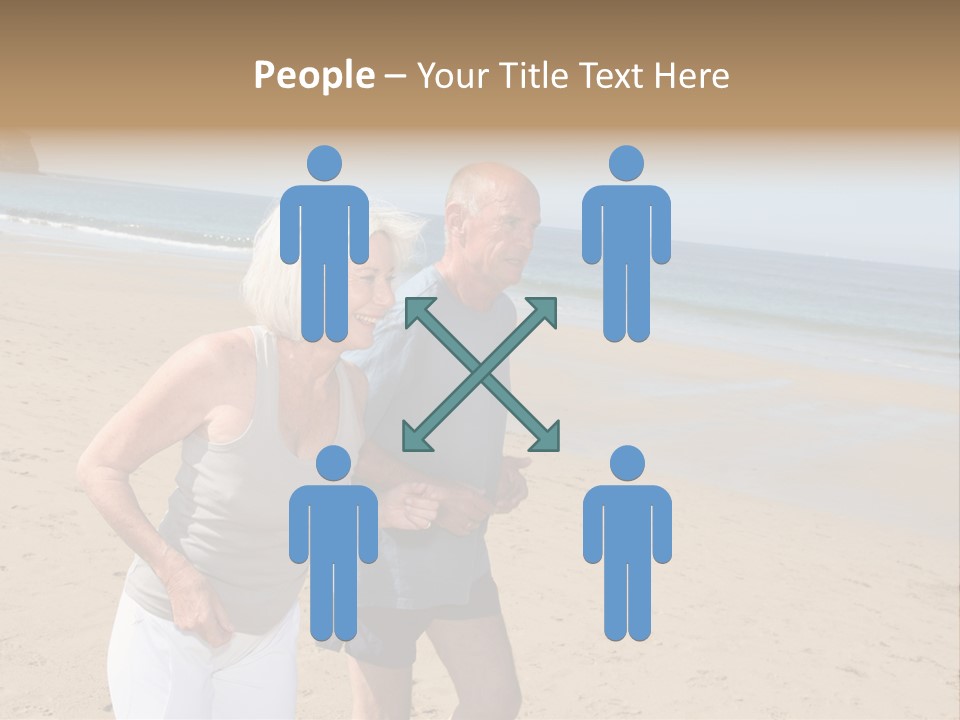 Sport Man Breathing PowerPoint Template