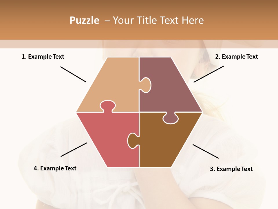 A Little Girl Wearing A Chef's Hat And Holding Her Finger To Her Mouth PowerPoint Template