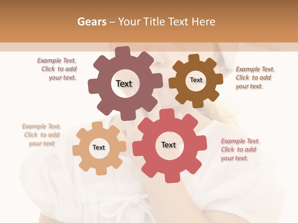 A Little Girl Wearing A Chef's Hat And Holding Her Finger To Her Mouth PowerPoint Template