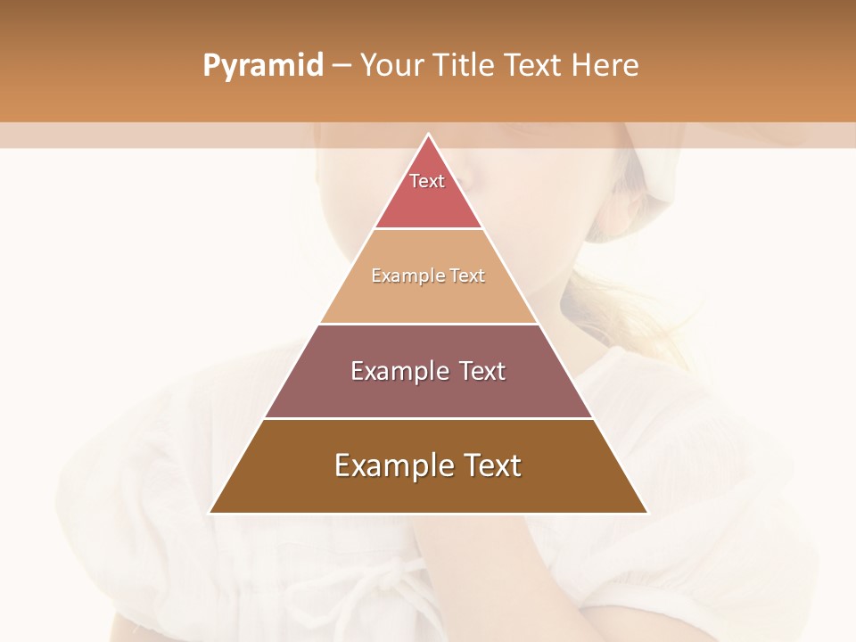 A Little Girl Wearing A Chef's Hat And Holding Her Finger To Her Mouth PowerPoint Template