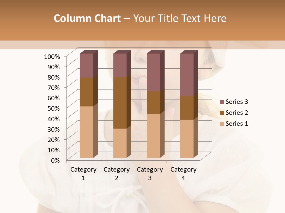 A Little Girl Wearing A Chef's Hat And Holding Her Finger To Her Mouth PowerPoint Template