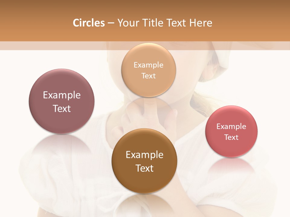 A Little Girl Wearing A Chef's Hat And Holding Her Finger To Her Mouth PowerPoint Template