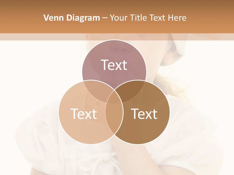 A Little Girl Wearing A Chef's Hat And Holding Her Finger To Her Mouth PowerPoint Template