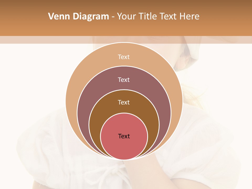 A Little Girl Wearing A Chef's Hat And Holding Her Finger To Her Mouth PowerPoint Template