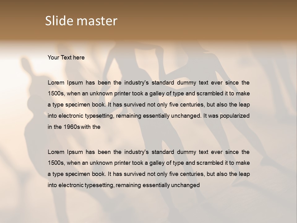 Peace Dad Urban PowerPoint Template