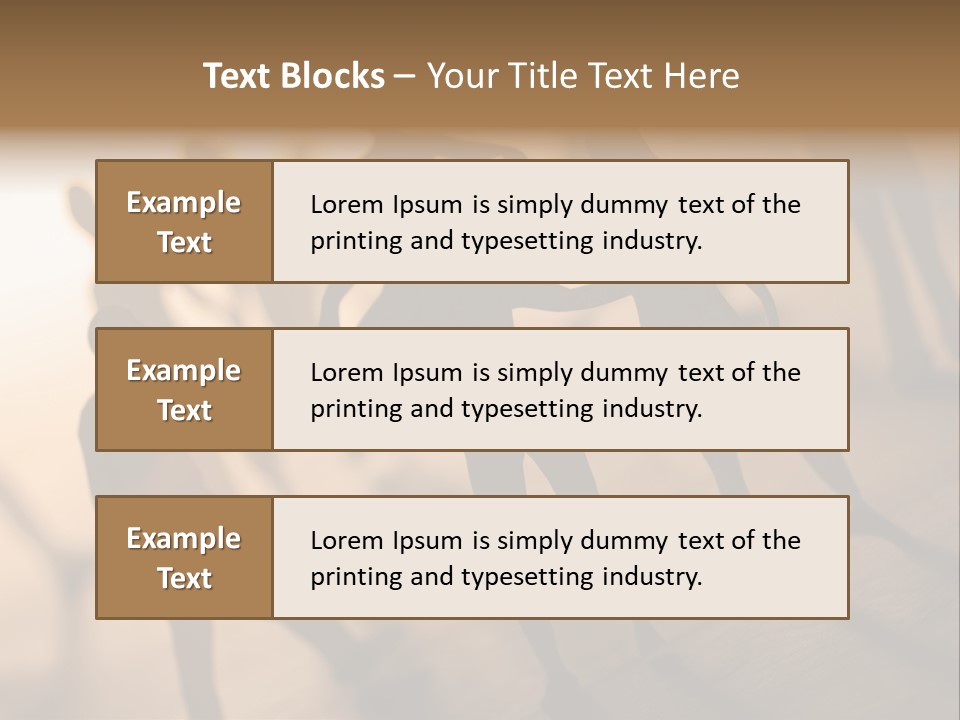 Peace Dad Urban PowerPoint Template