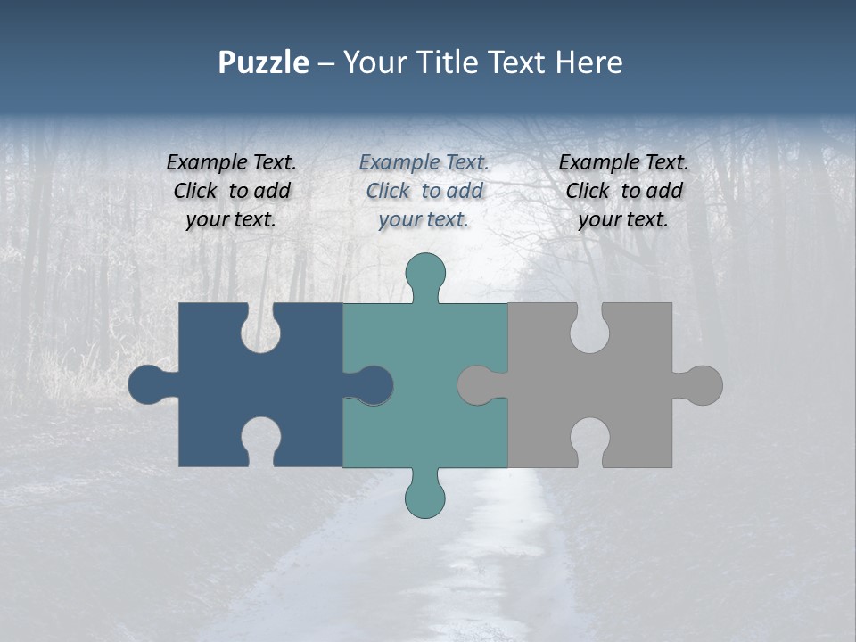 Fall Sprig Scene PowerPoint Template