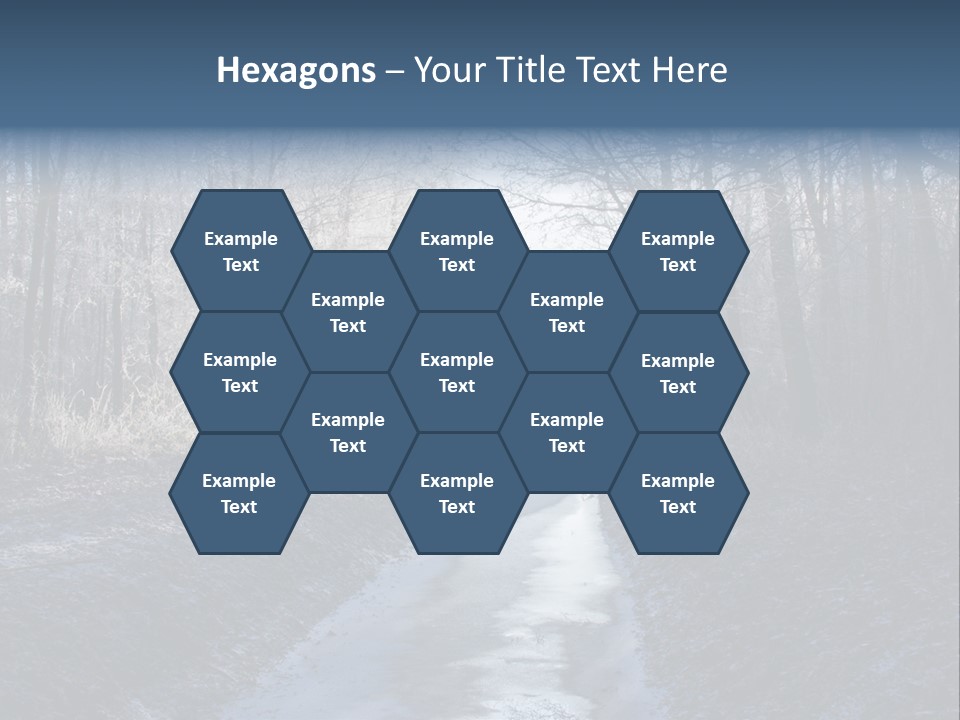 Fall Sprig Scene PowerPoint Template