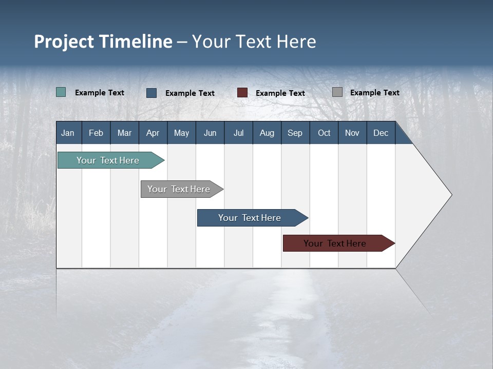 Fall Sprig Scene PowerPoint Template
