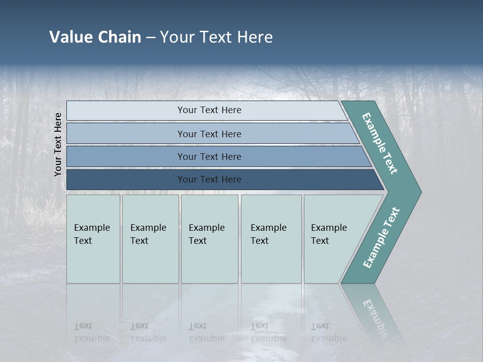 Fall Sprig Scene PowerPoint Template