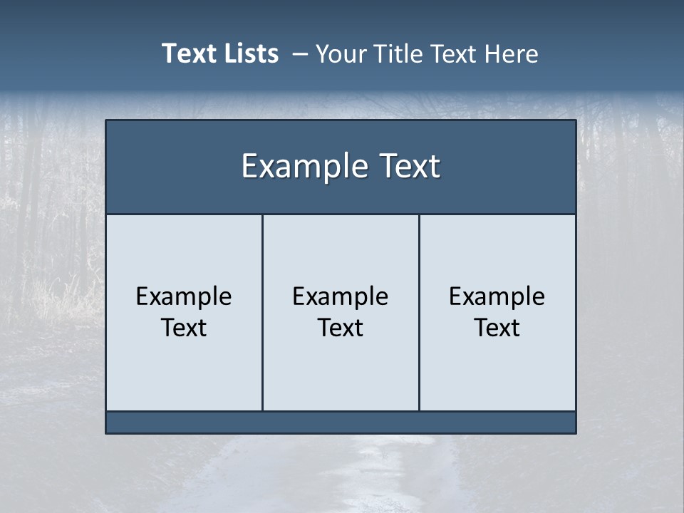 Fall Sprig Scene PowerPoint Template