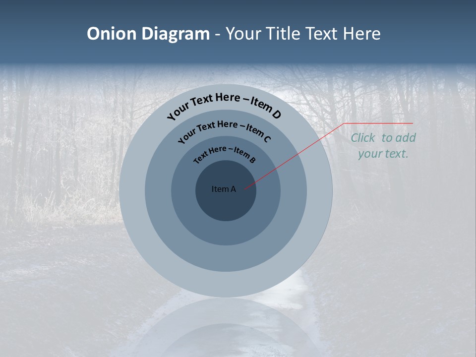 Fall Sprig Scene PowerPoint Template