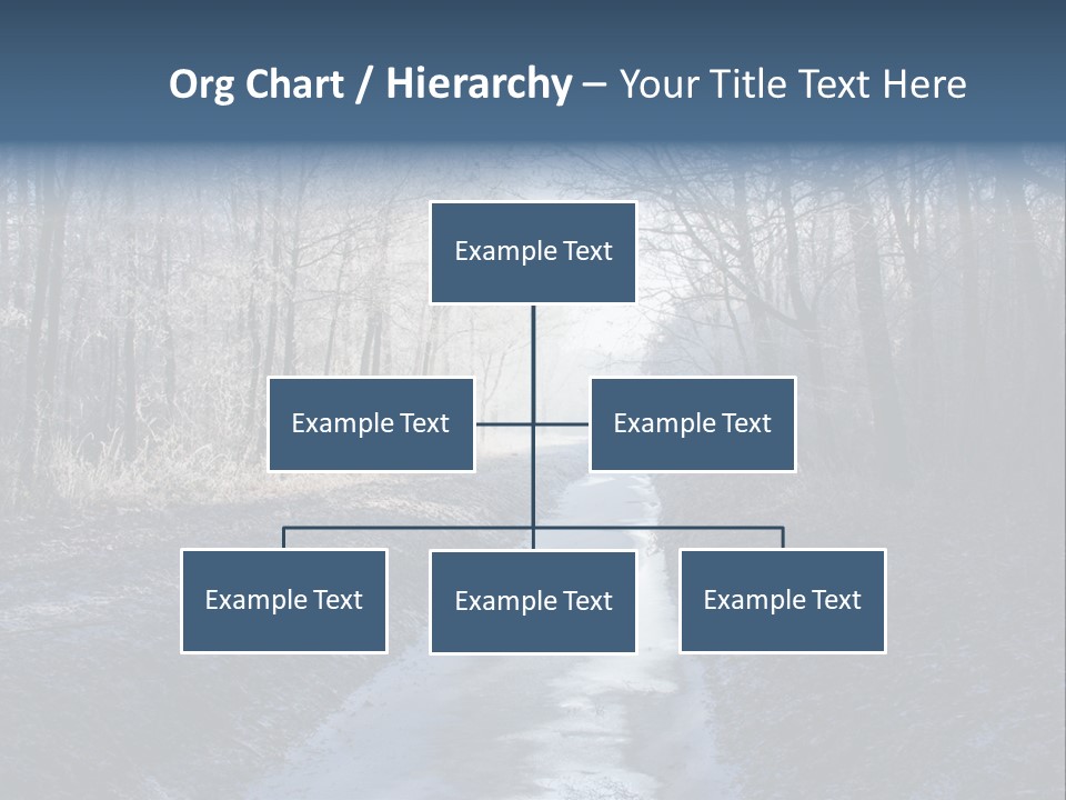 Fall Sprig Scene PowerPoint Template