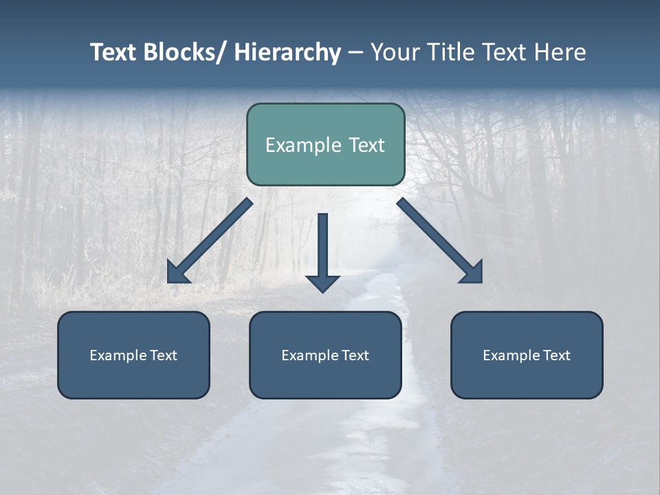 Fall Sprig Scene PowerPoint Template