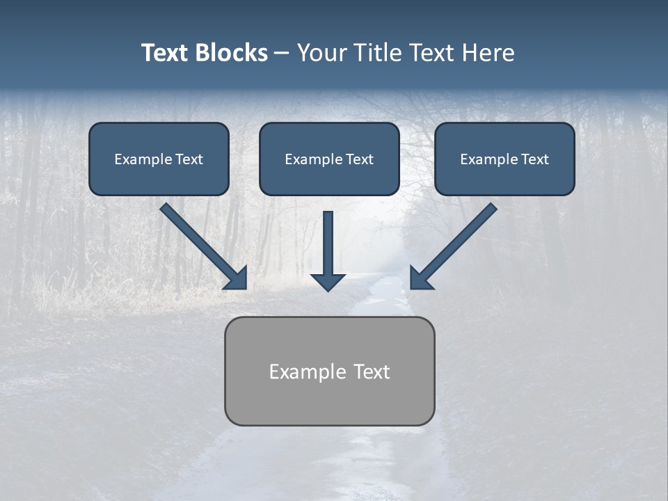 Fall Sprig Scene PowerPoint Template
