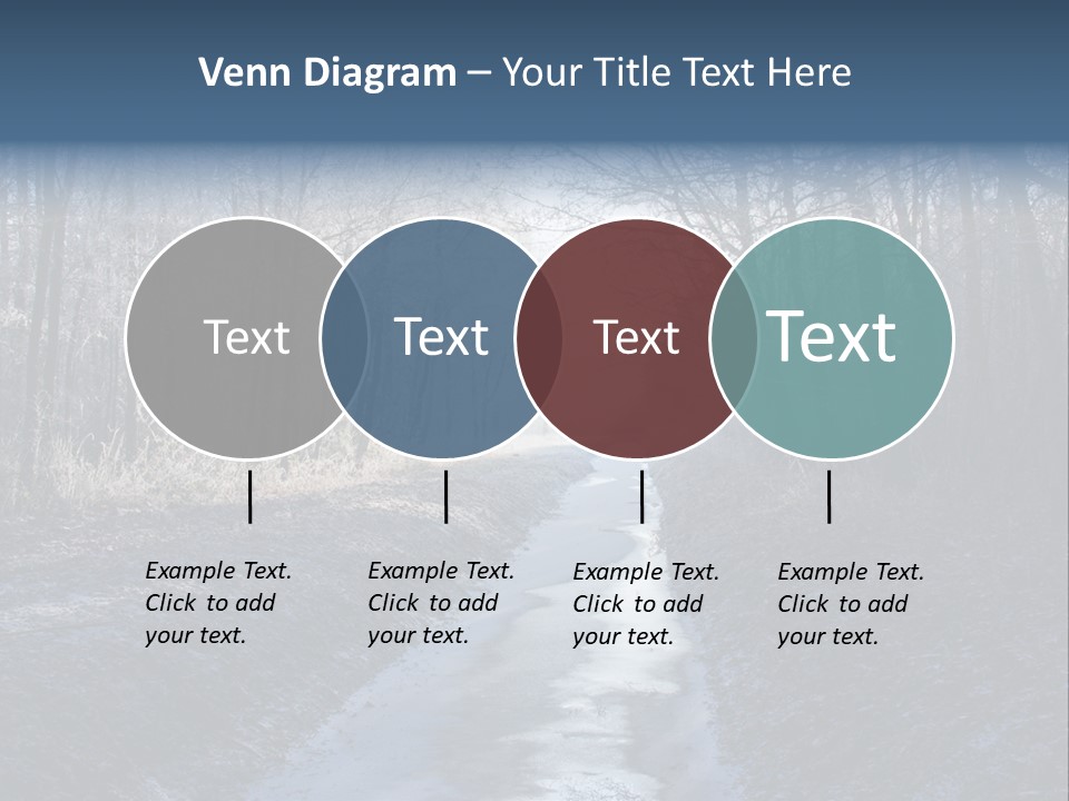 Fall Sprig Scene PowerPoint Template