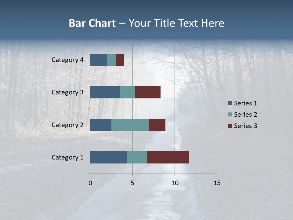 Fall Sprig Scene PowerPoint Template