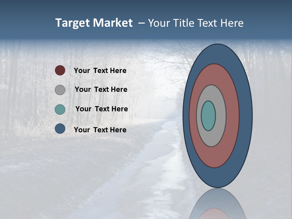 Fall Sprig Scene PowerPoint Template