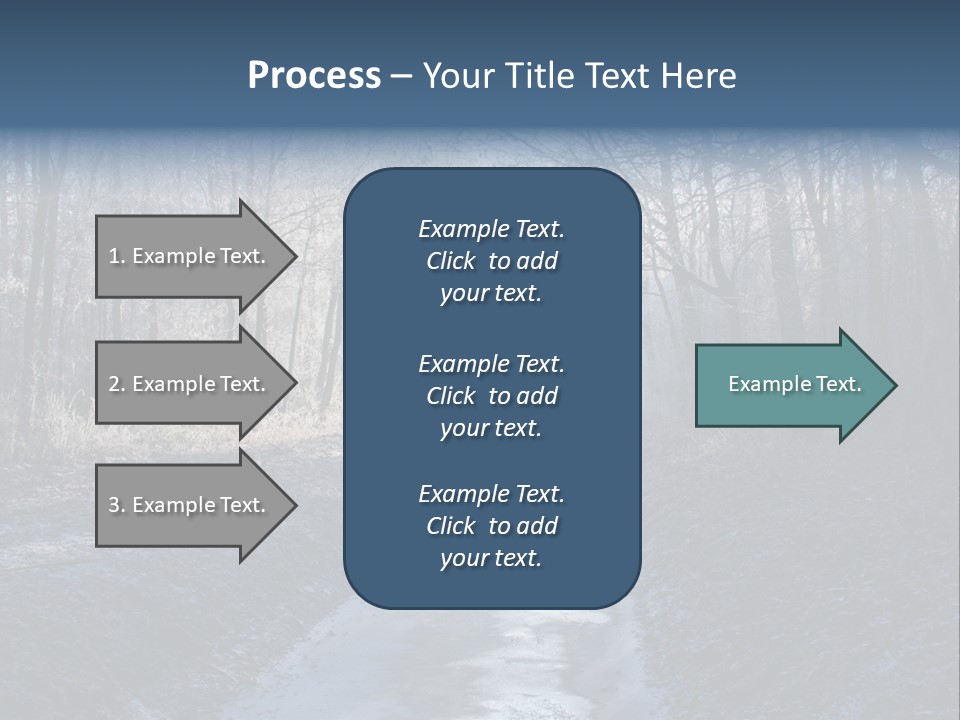 Fall Sprig Scene PowerPoint Template
